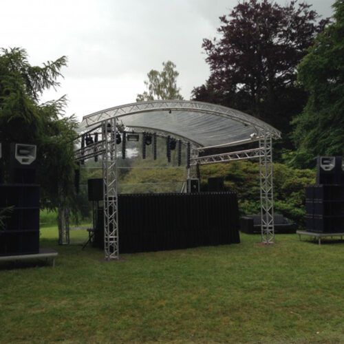 Buitenpodium / overkappingen