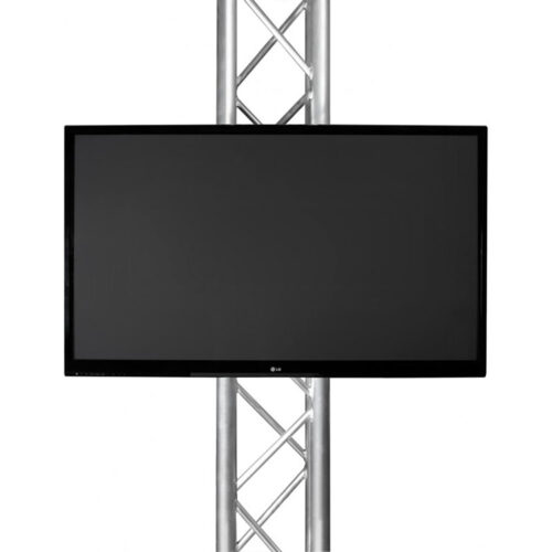 TV met truss beugel